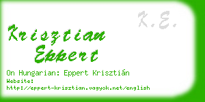krisztian eppert business card